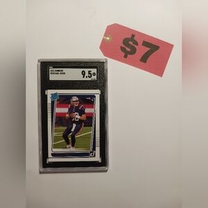 2021 Donruss Rated Rookie Mac Jones #255 Card SGC 9.5 MT+